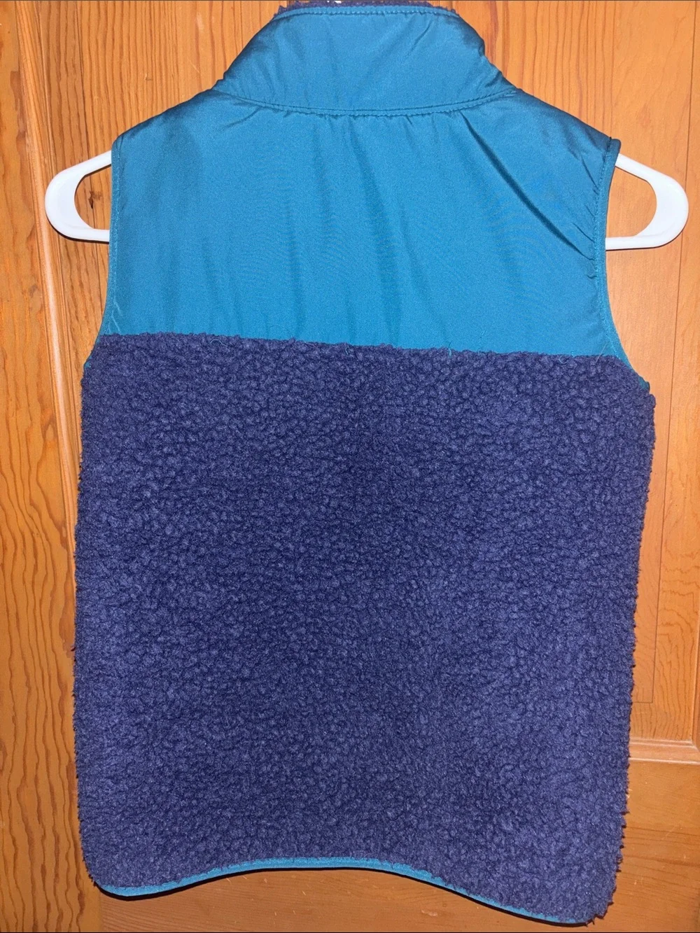 Carter's Teal and Navy Sherpa Fleece Vest